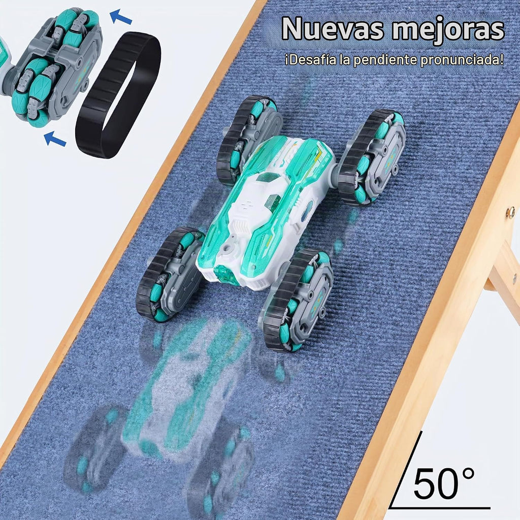 NEXBOX Juguetes de coche de control remoto 8WD para niños, camión d...