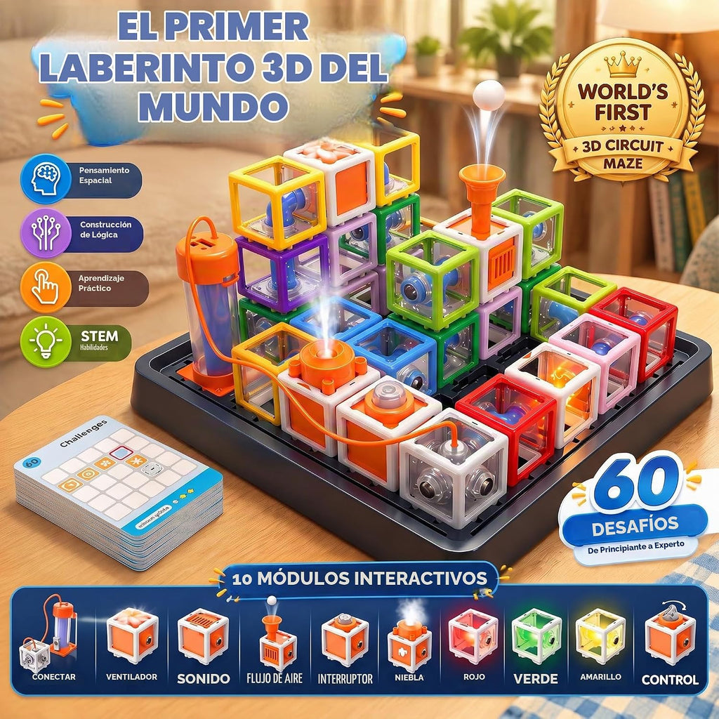 VkotaVkoty [2026 Nuevo] Rompecabezas de circuito 3D, juguetes STEM...