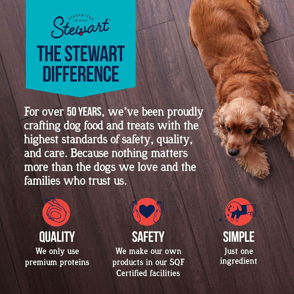Stewart Golosinas liofilizadas para perros, 100% hígado de res, tin...