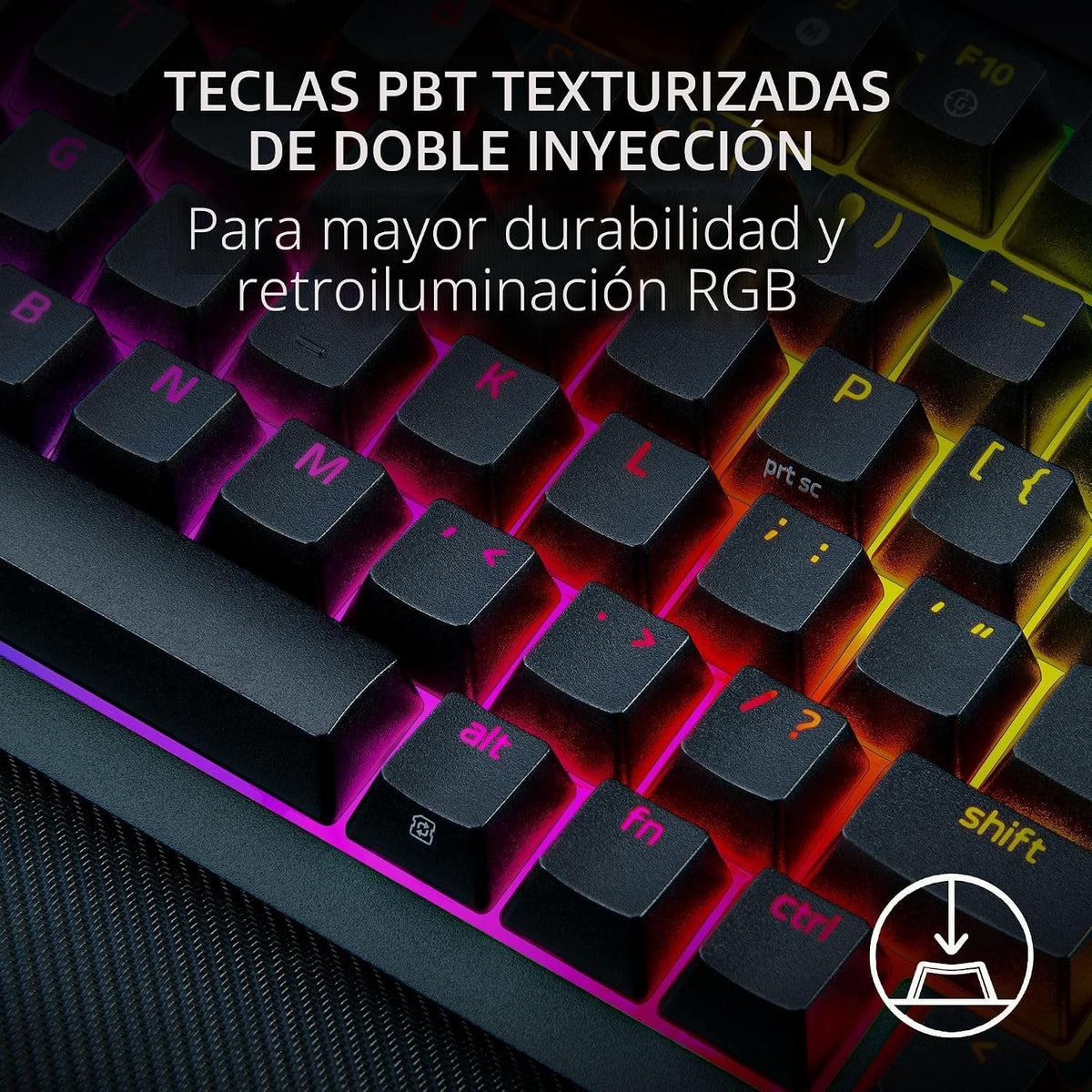 Razer Teclado inalámbrico BlackWidow V4 Pro 75% para juegos, interr...