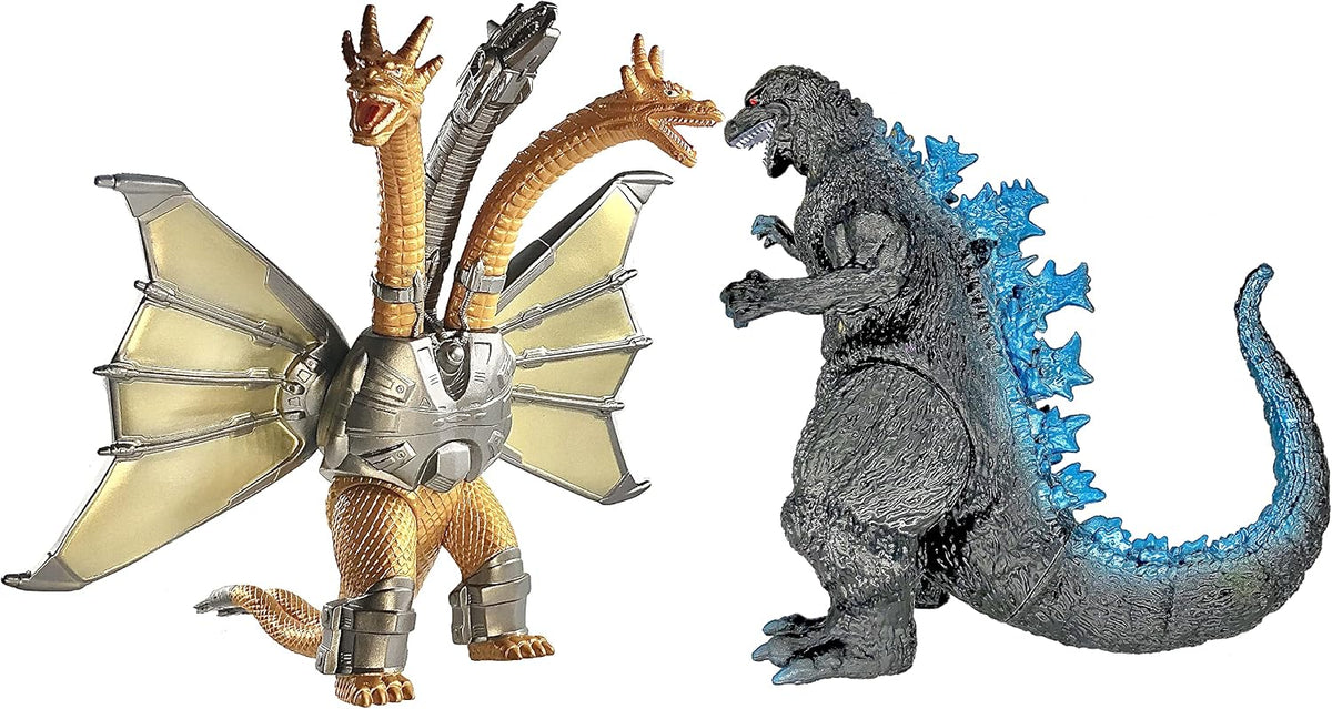TwCare Juego de 2 Mecha King Ghidorah vs 1954 65.º aniversario vs H...
