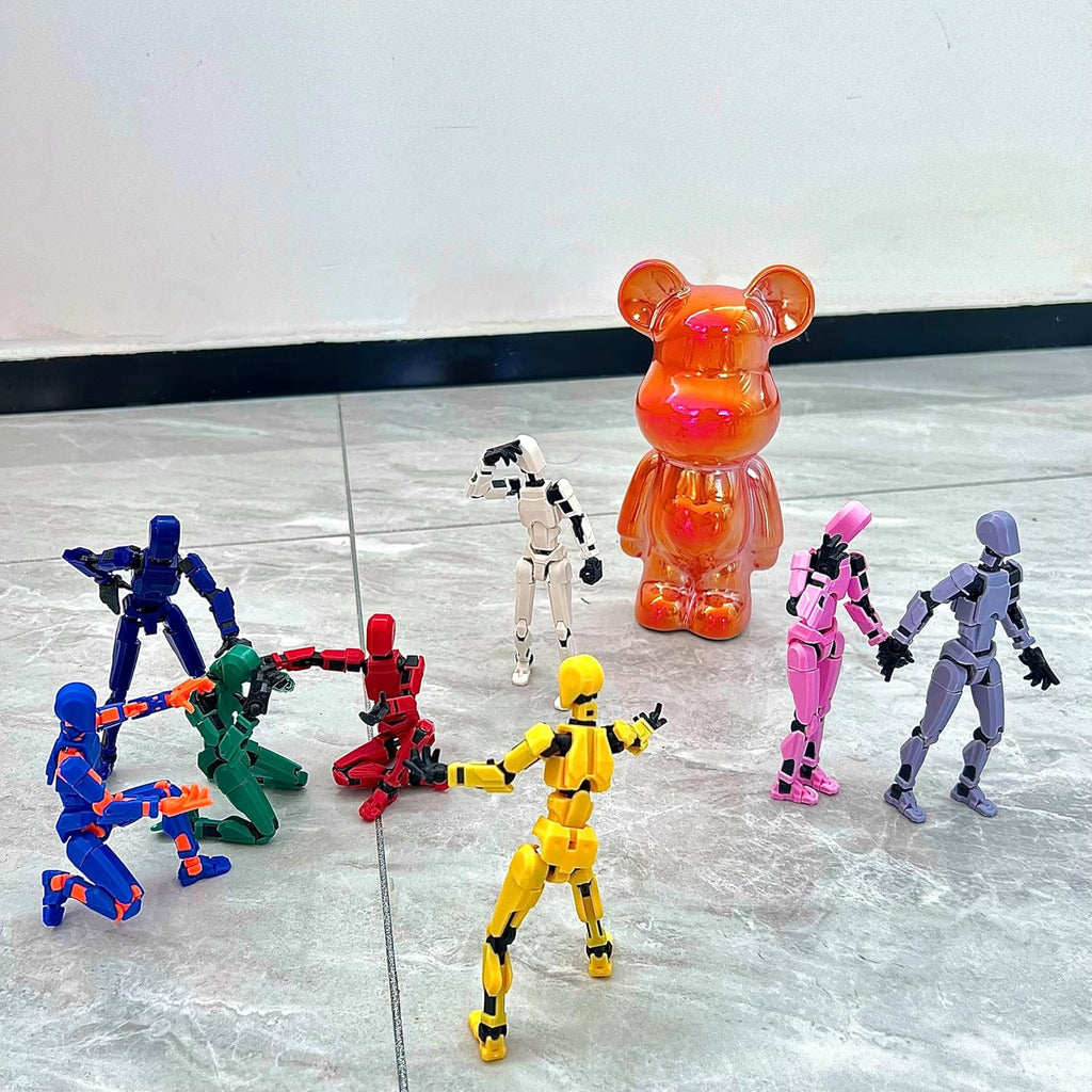 (Ensamblaje Completado) Juego de 8 Figuras de Acción Titan13, Muñec...