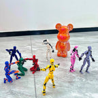(Ensamblaje Completado) Juego de 8 Figuras de Acción Titan13, Muñec...